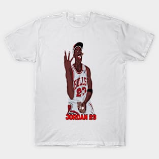 Vintage sketsa legend Michael jordan cigar T-Shirt